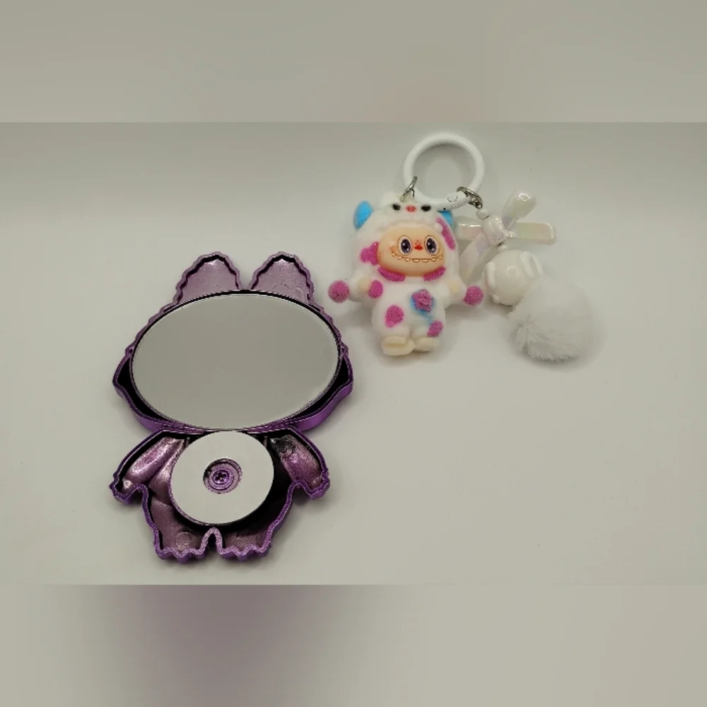 Labubu Purple Accessories Set Cute Stationery & Pouch - Picture 5 of 9